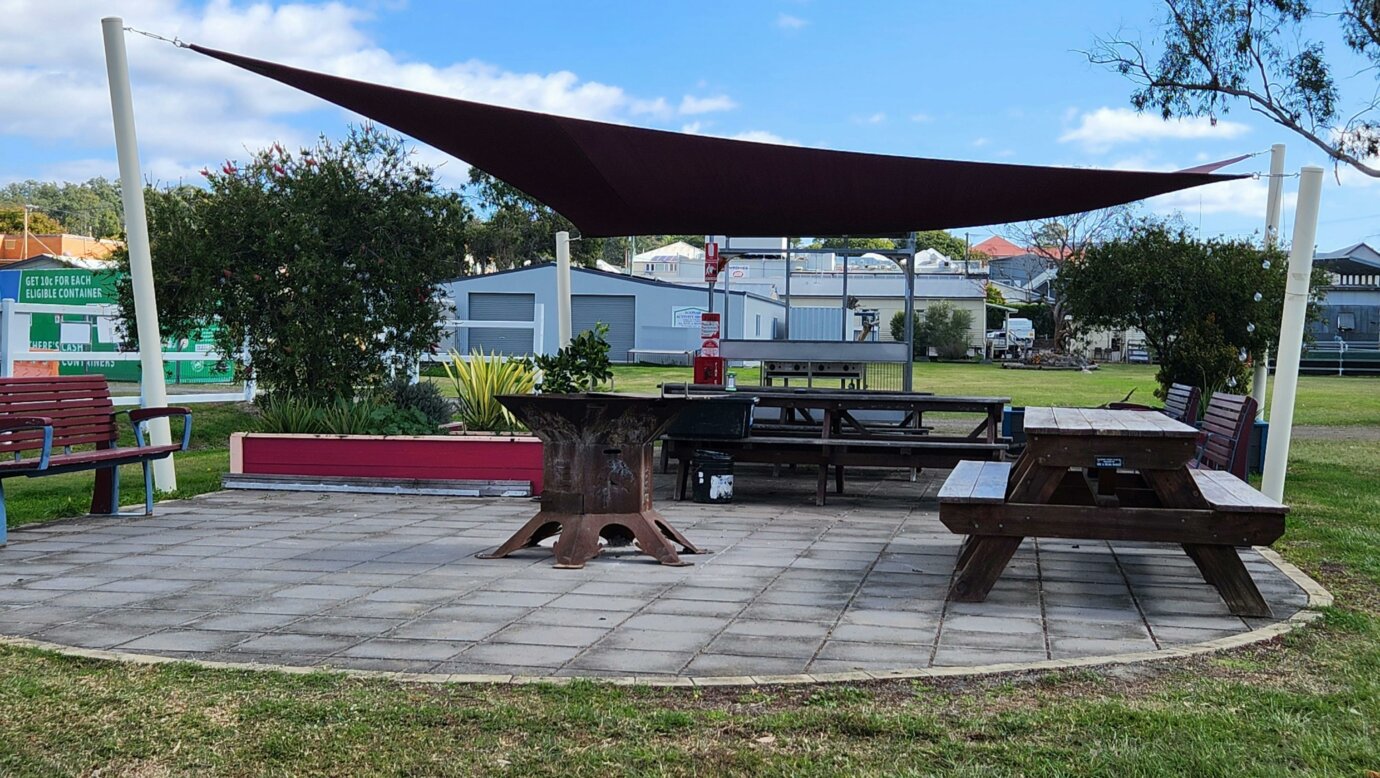 Fire pit area