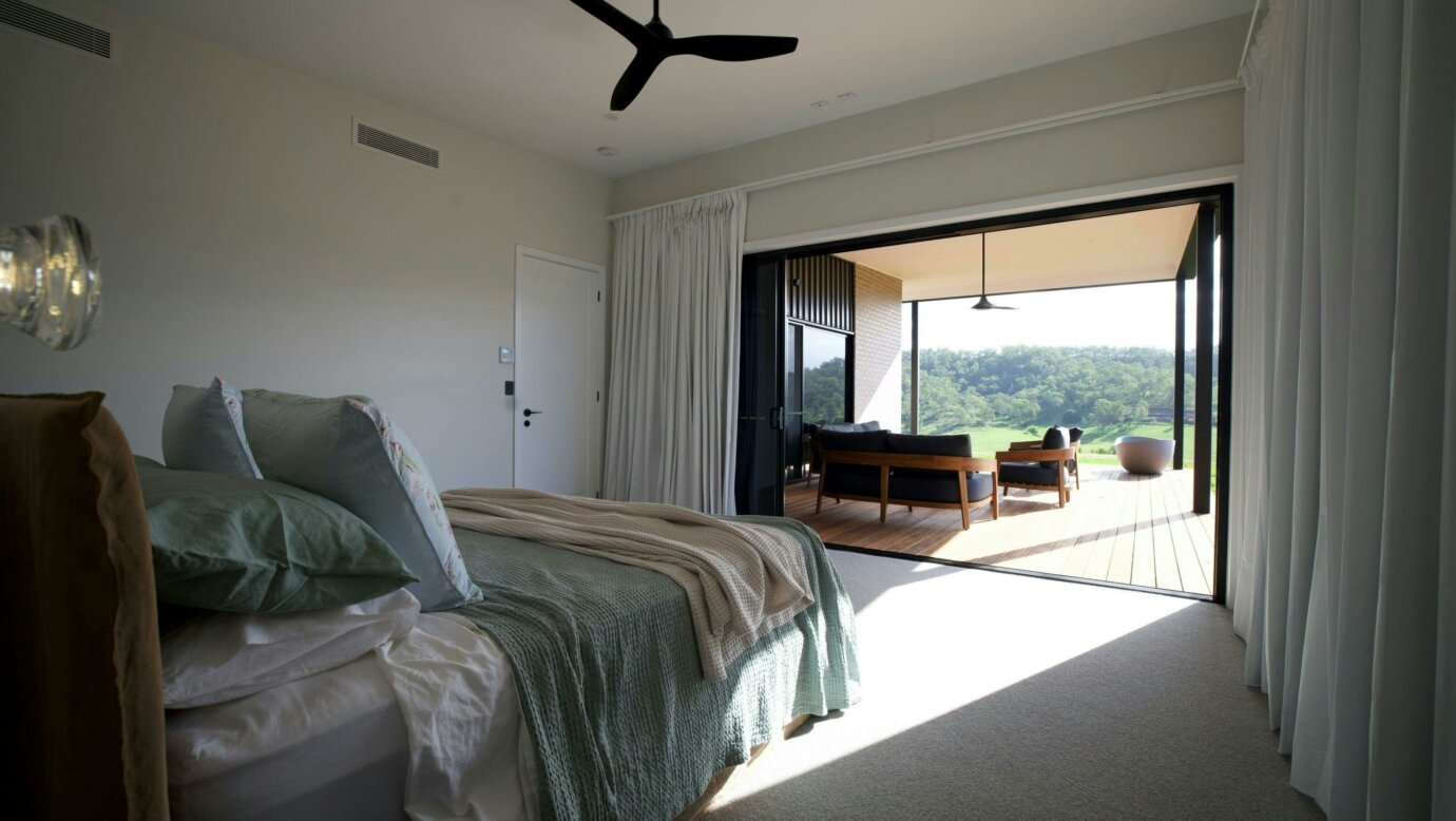 Master Bedroom opening onto deck