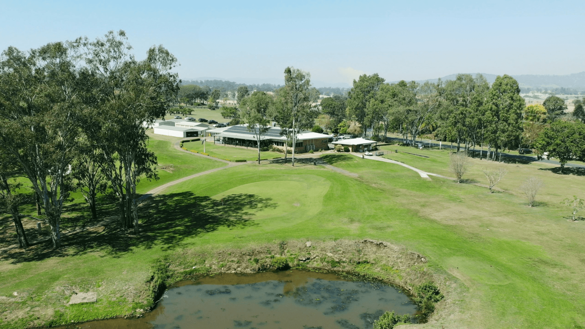 A photo of Beaudesert Golf Club from above