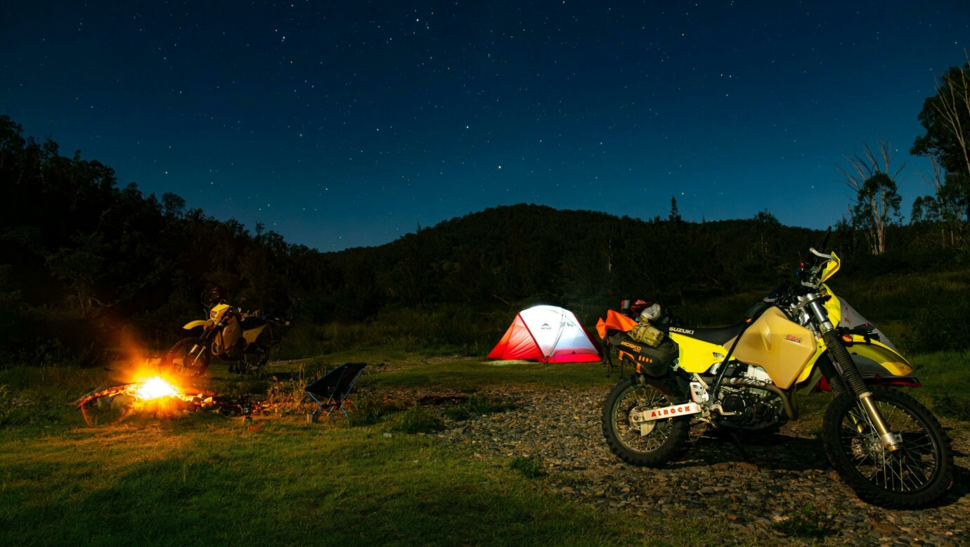 Moto Camping Suzuki DRZ 400 Dirt Bike Tour